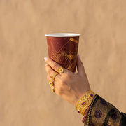 Emirati Women -Double Paper Cups- Saffah- 25pcs